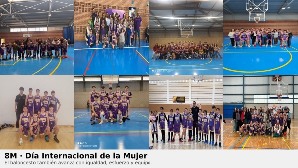 A.D. Costera Sur tiñe sus pistas de morado en el Día de la Mujer Trabajadora